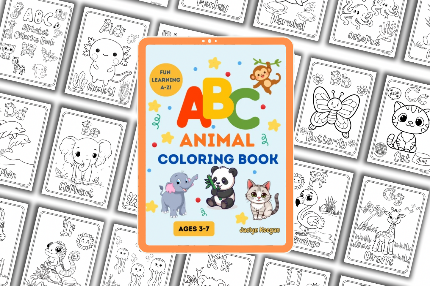 ABC Animal Coloring Book